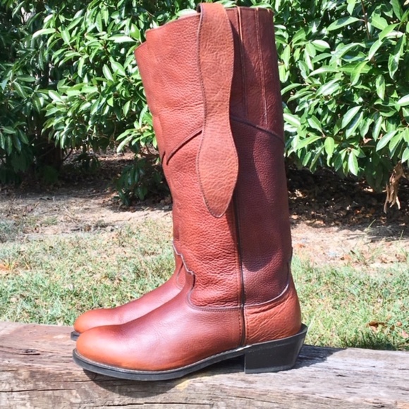 Fort Frontier Civil War Calvary Heavy Leather Country Western Re-enactment Boots main image 4